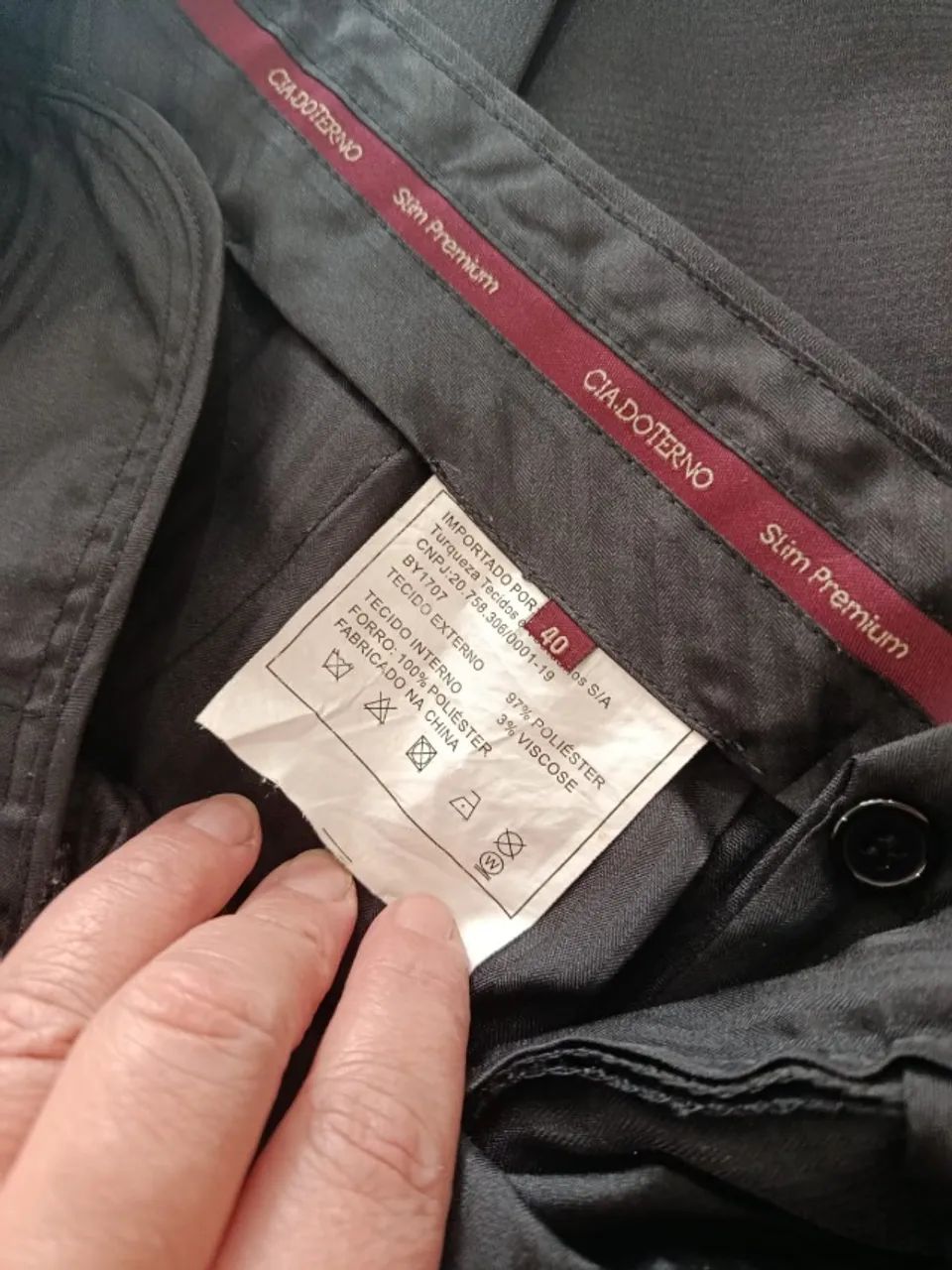 paletó e calça masculino de corte clássico - Foto 5