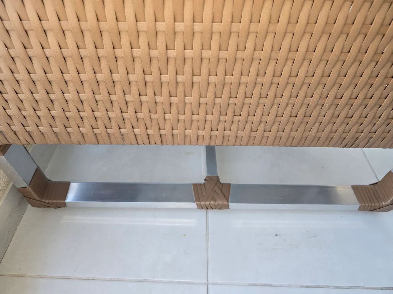 Conjunto poltrona e duas cadeiras em ratan - Foto 5