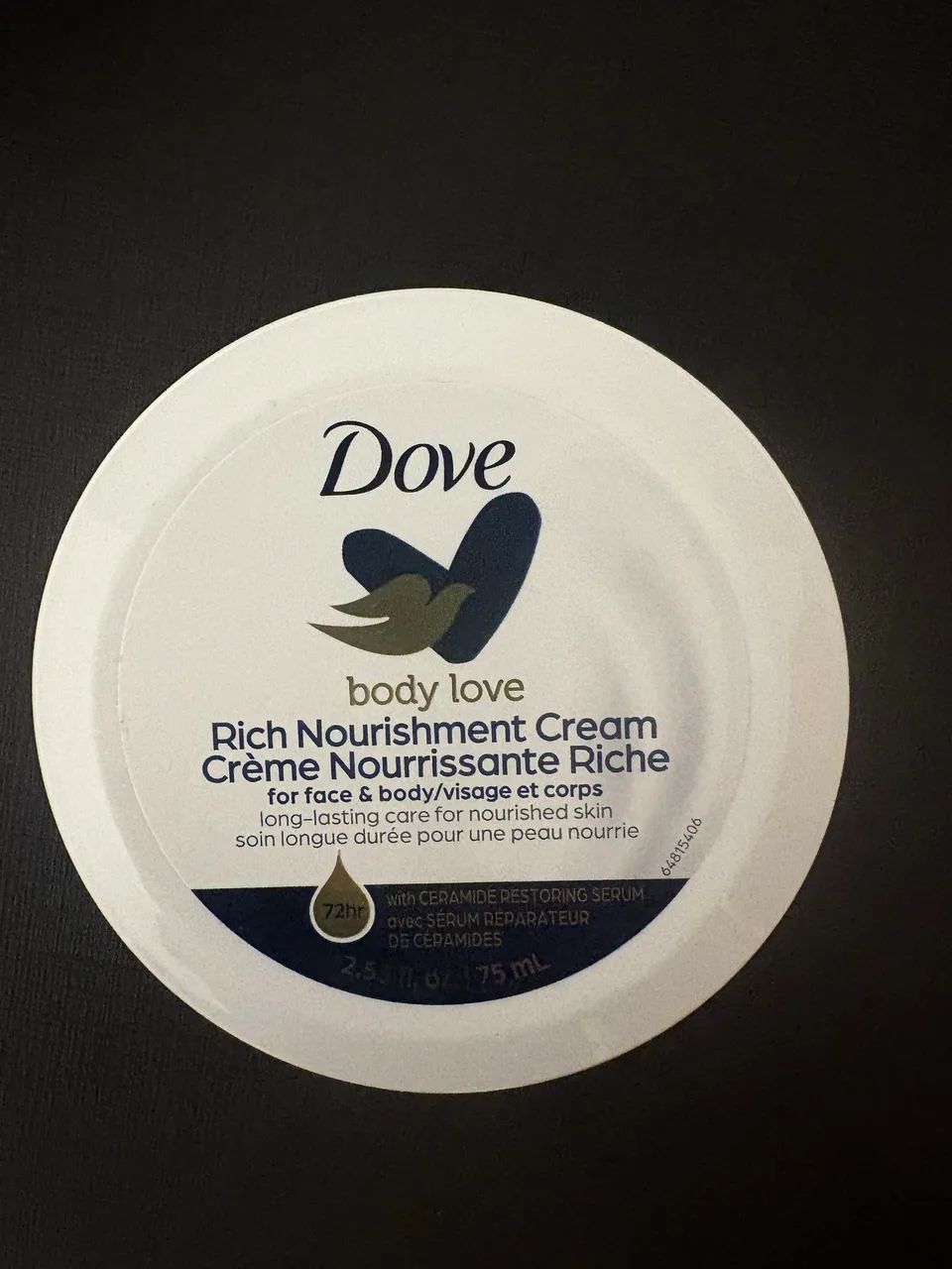 Creme Dove Rich Nourishment 75ml