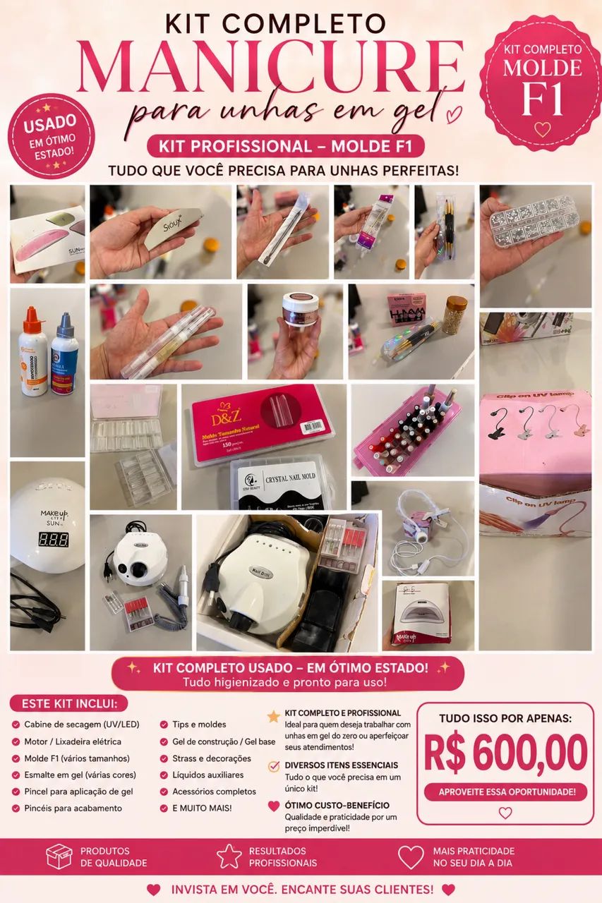 Kit de manicure molde F1 - Foto 3