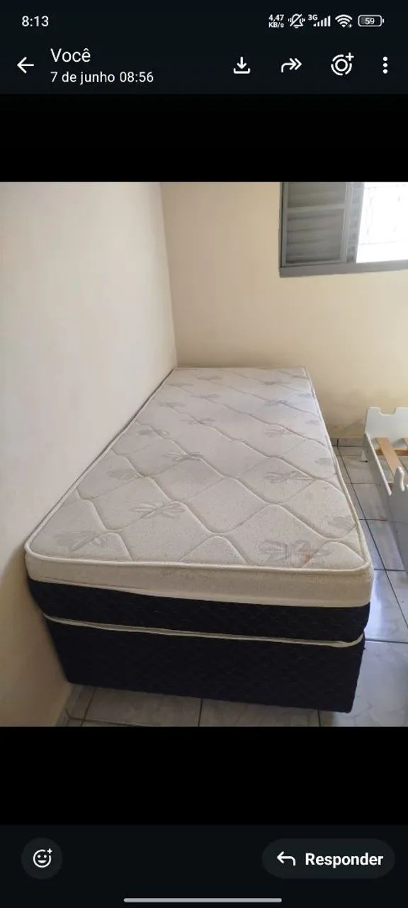 Cama box solteiro 
