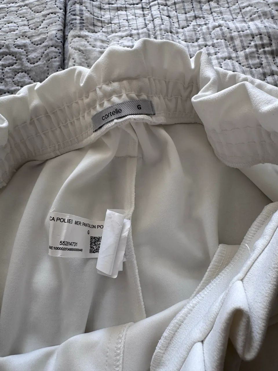 Calça Pantacourt Renner Branca/Off-White Tam. G - Nunca Usada - Foto 2
