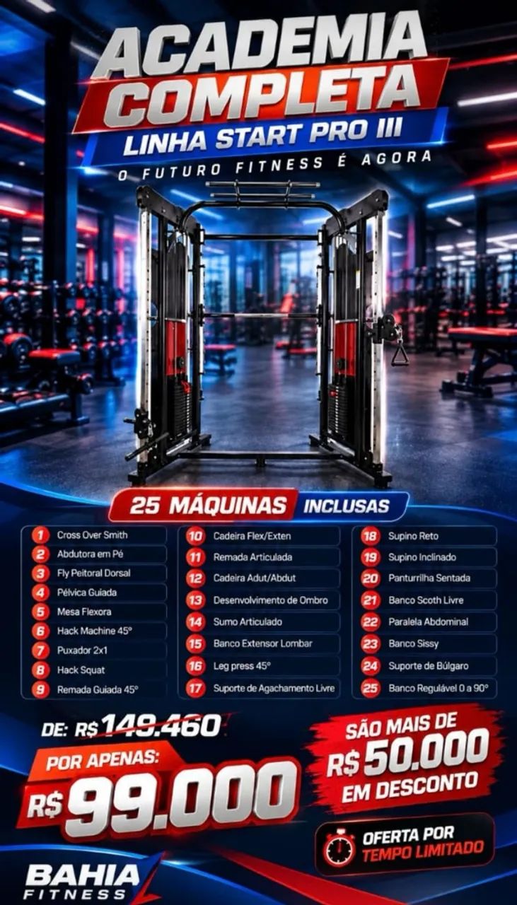 Equipamentos linha Start 