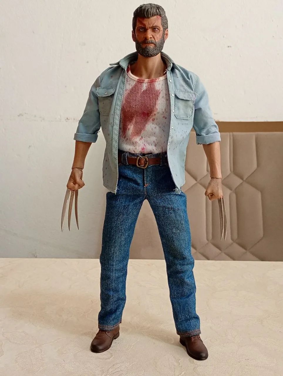 Old Logan Wolverine escala 1/6 worlbox  - Foto 4