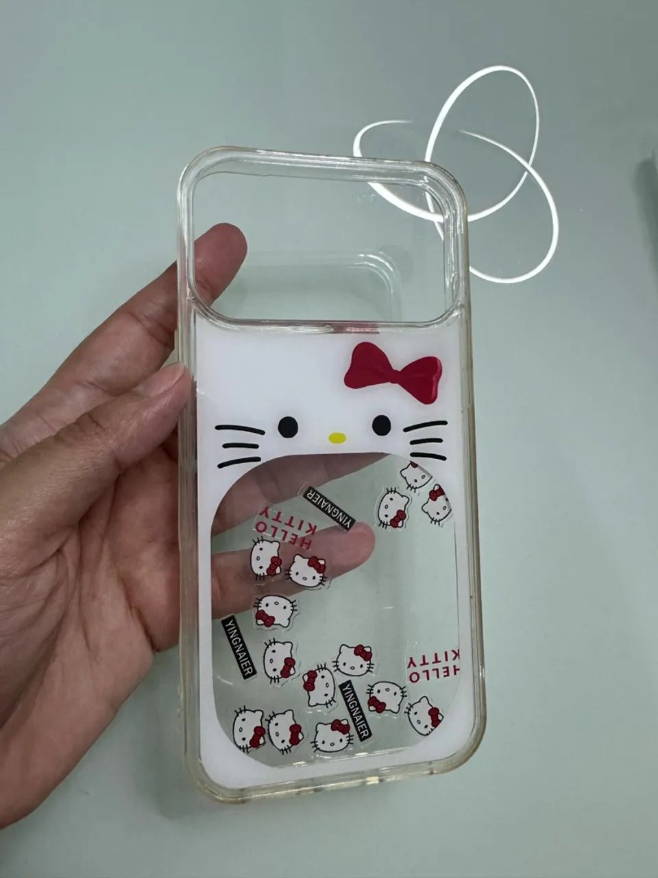 Capa Hello Kitty em movimento para IPhone 17 Pro Max - Foto 2
