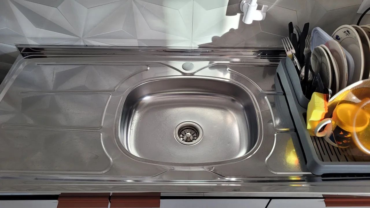  Balcão  cozinha  com Tampo inox - Foto 3