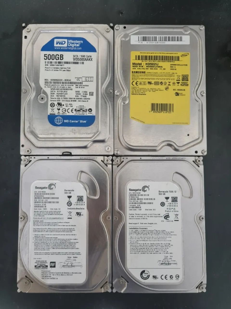 Lote de HD 3,5" 500GB