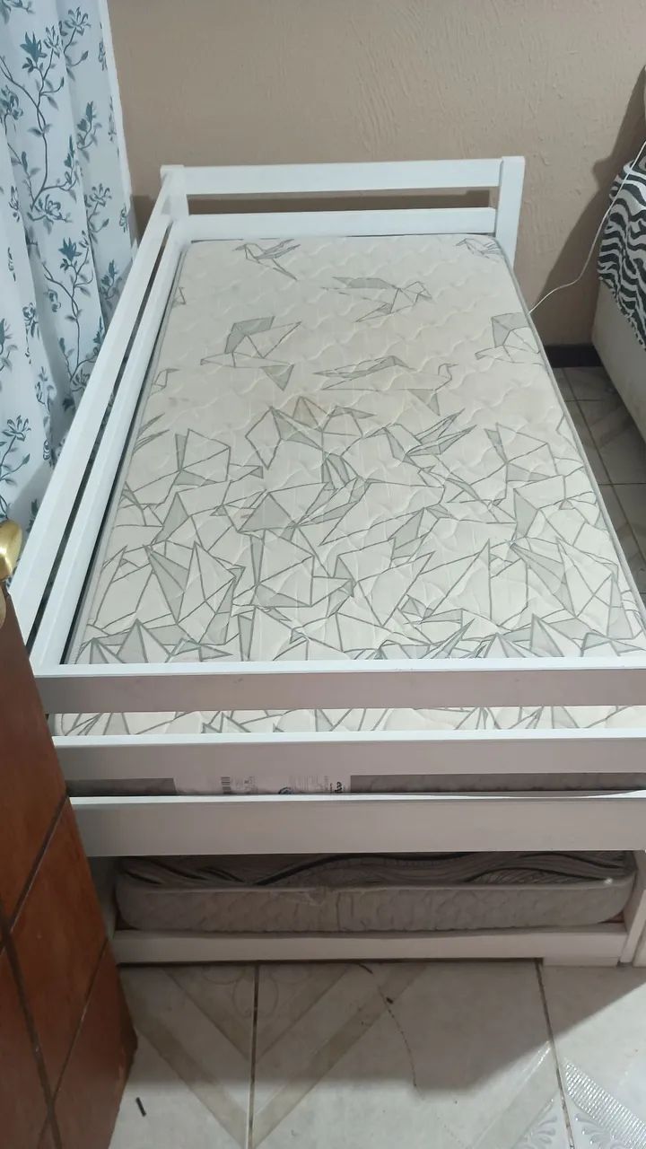 Cama de solteiro com cama auxiliar  - Foto 2