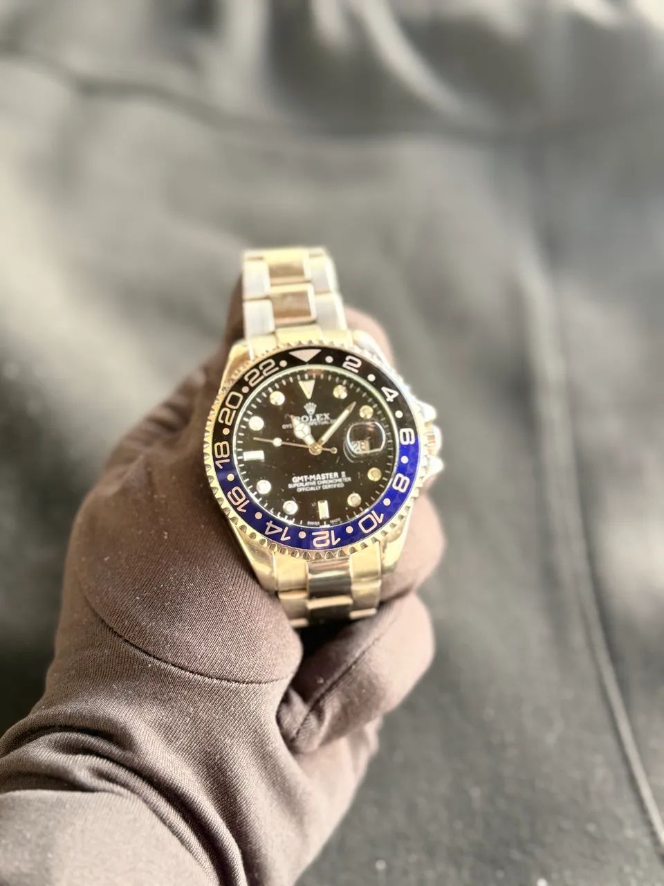Relógio GMT Batman aço 