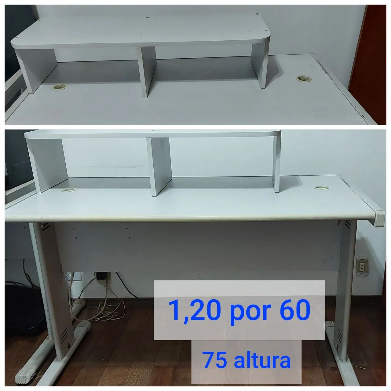 Desk with Removable Computer Base