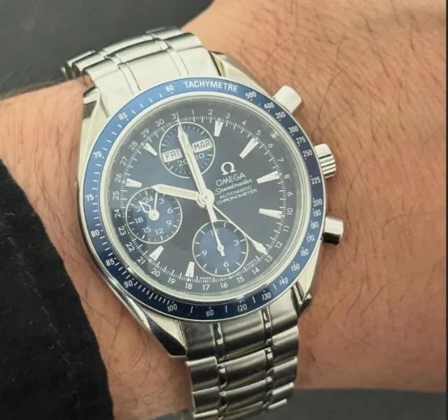 Omega Speedmaster Triple Date Blue Dial - Foto 5