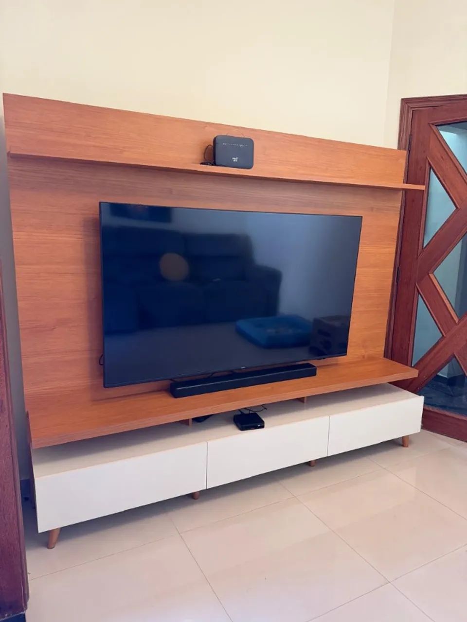 Rack com Painel para TV  - Ótimo Estado - Foto 5