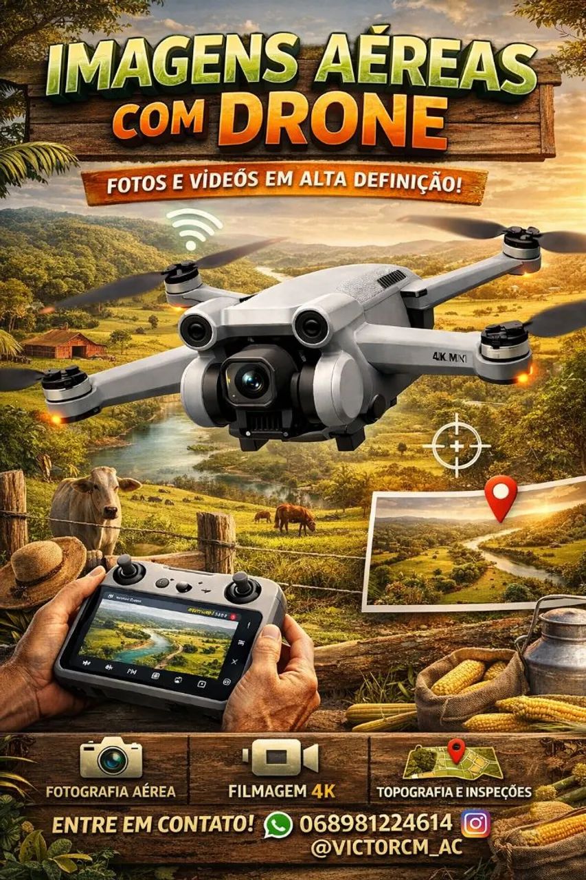 Imagens Aéreas com Drone 