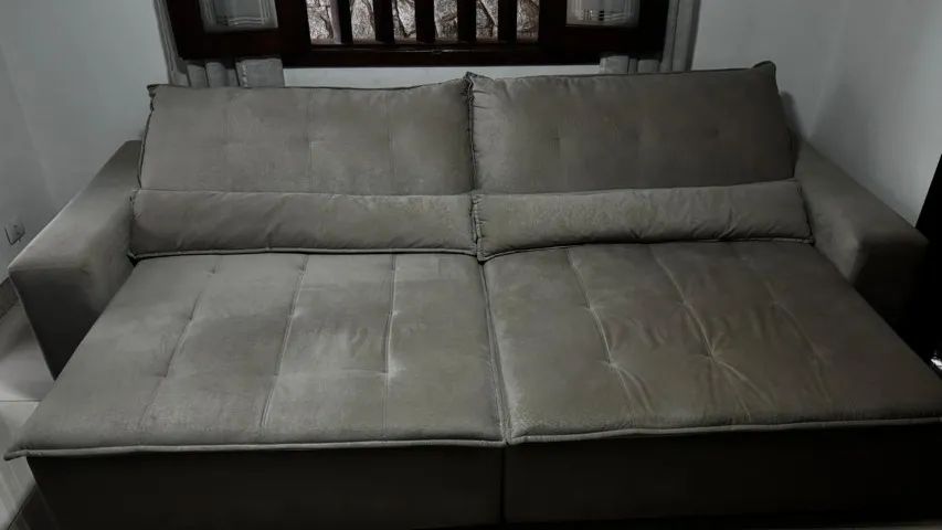 Sofá retratil Suede  medindo 2,90 - Foto 3