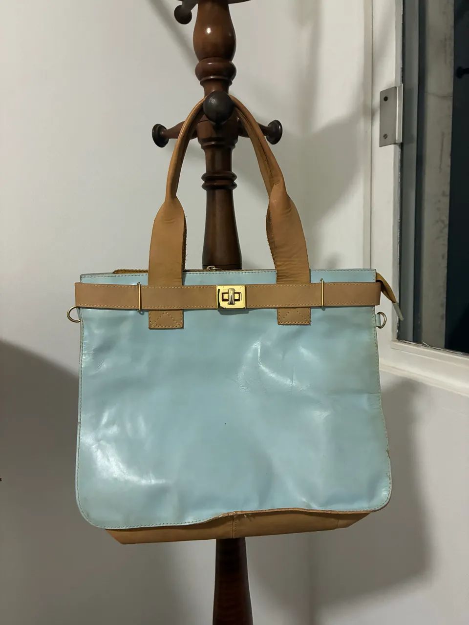 Bolsa de couro legítimo  - Foto 5