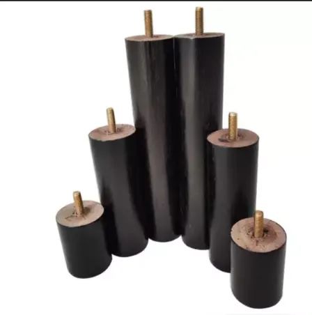 Kit 6 Pés Anti Refluxo Para Cama Pés De Madeira Cama Box