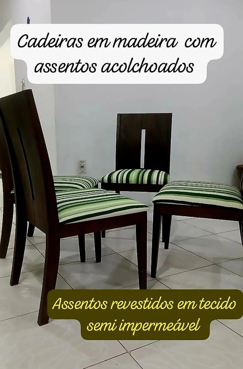 Cadeiras de Madeira Maciça 