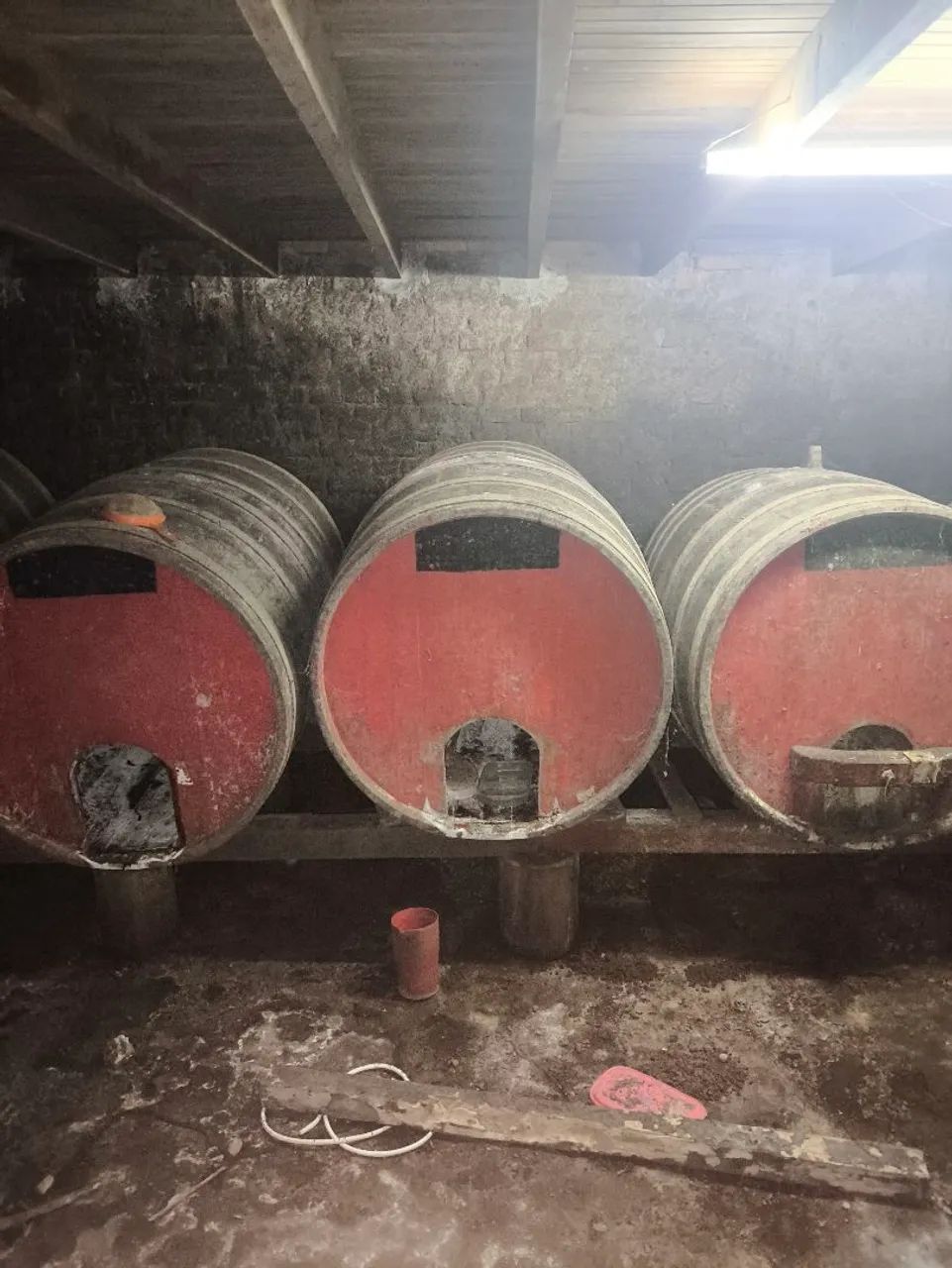 Pipas de vinho antigas 