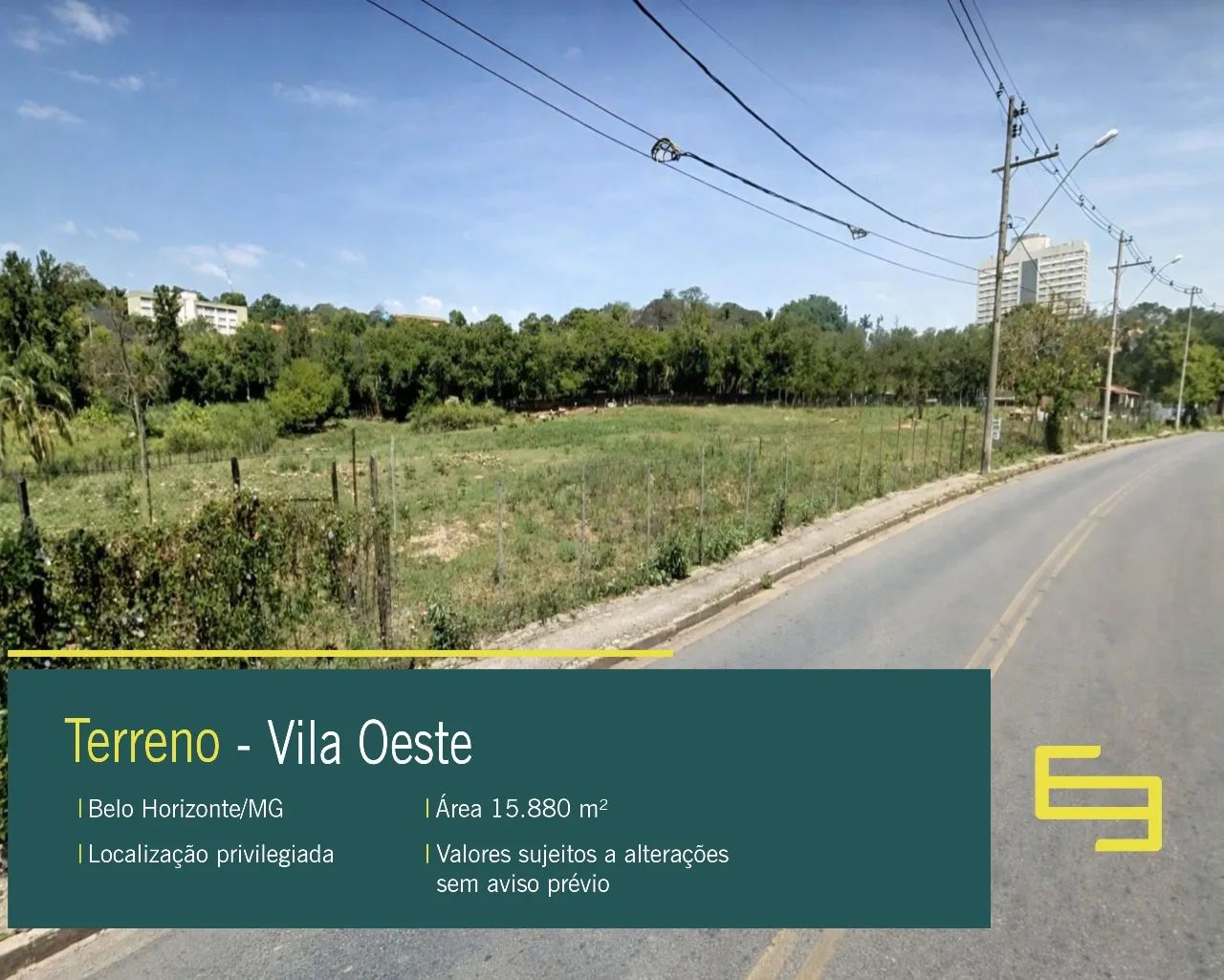 Terreno comercial para vender em BH, próximo à Arena