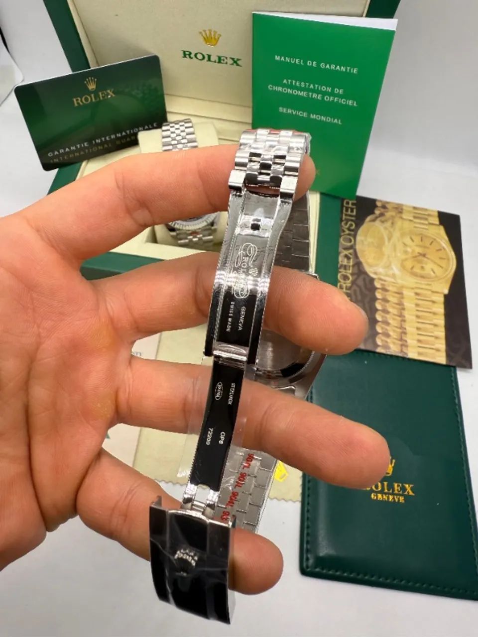 Rolex Datejust Verde 41mm com caixa - Foto 4