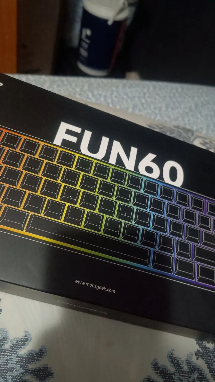 Teclado magnético e mouse ajazz 2.4ghz - Foto 4