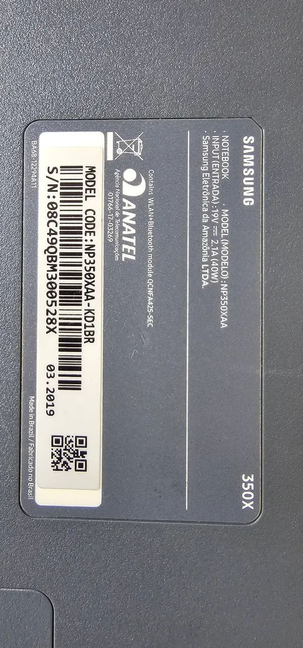 Notebook samsung   core i5 8 ger - Foto 3