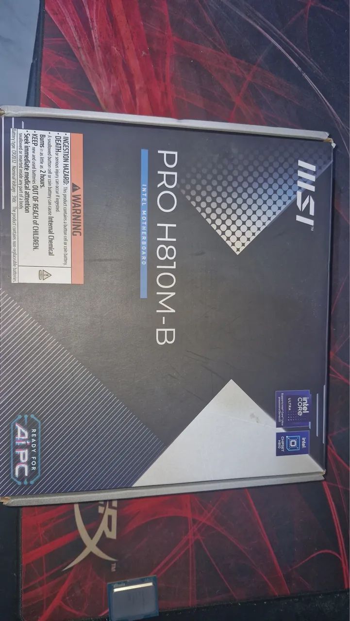 Placa mãe H810M-B + Core Ultra 7 265k - Foto 3