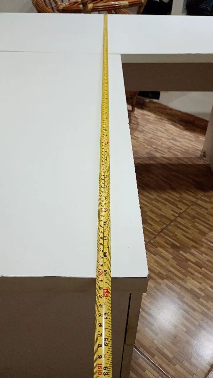 Mesa em L MDF escritório 422991875571066885