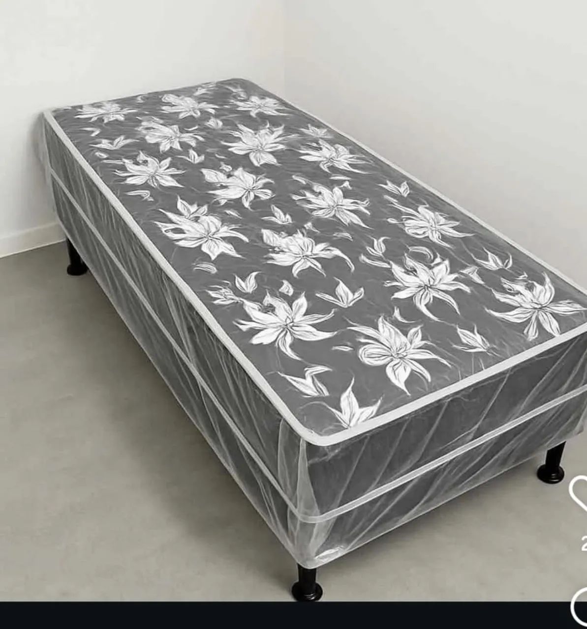 Cama box molas enssacadas 