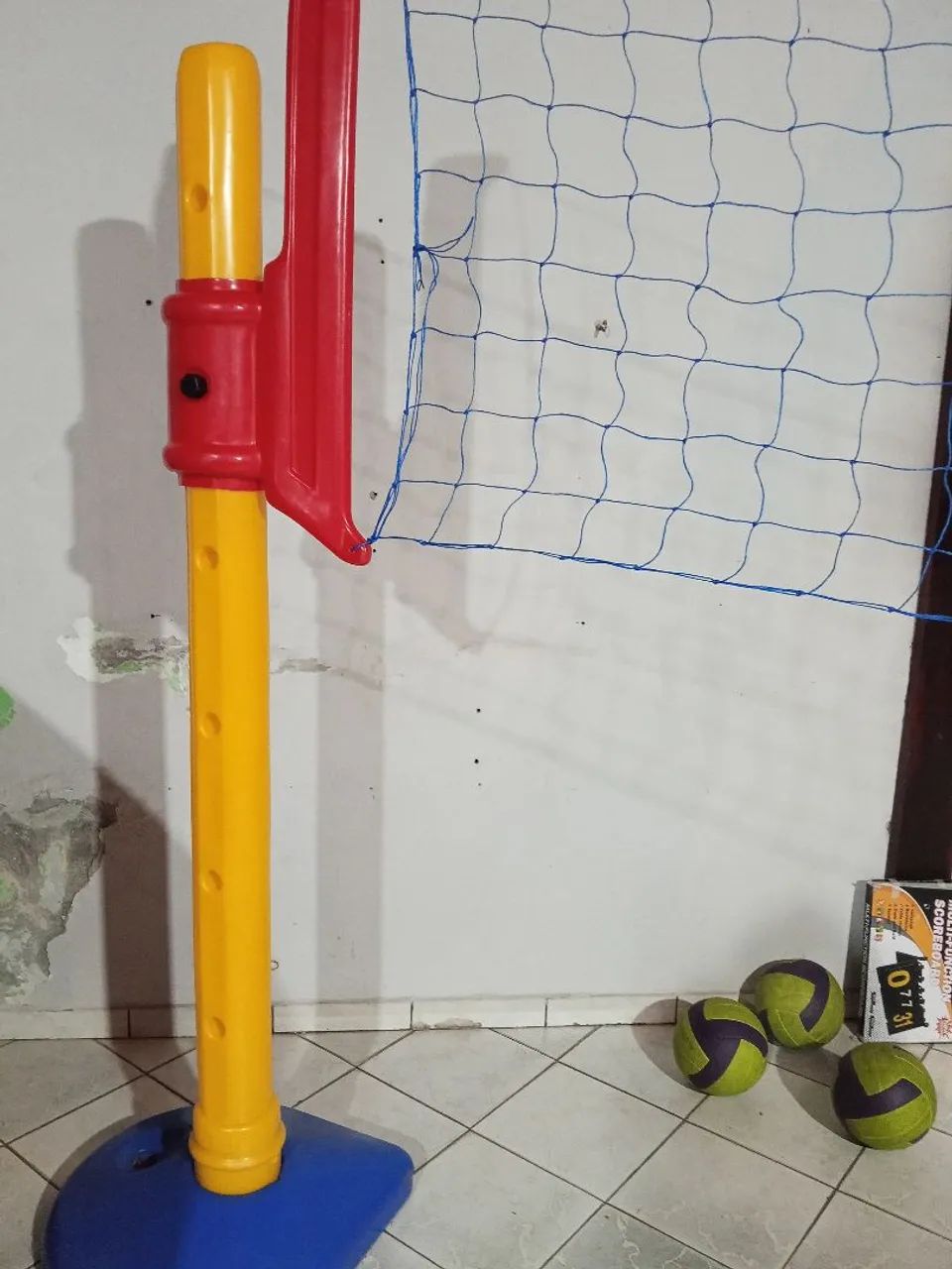 Vôlei kit postes plástico