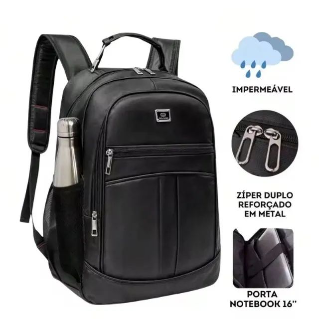 -ESGOTADO-      Mochila Reforçada com Alça Cabo de Aço Grande para Viagem Compartimentos - Foto 4