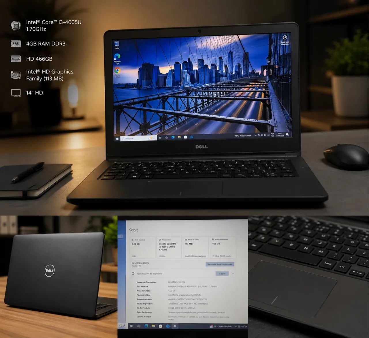 Notebook Dell Vostro 3458