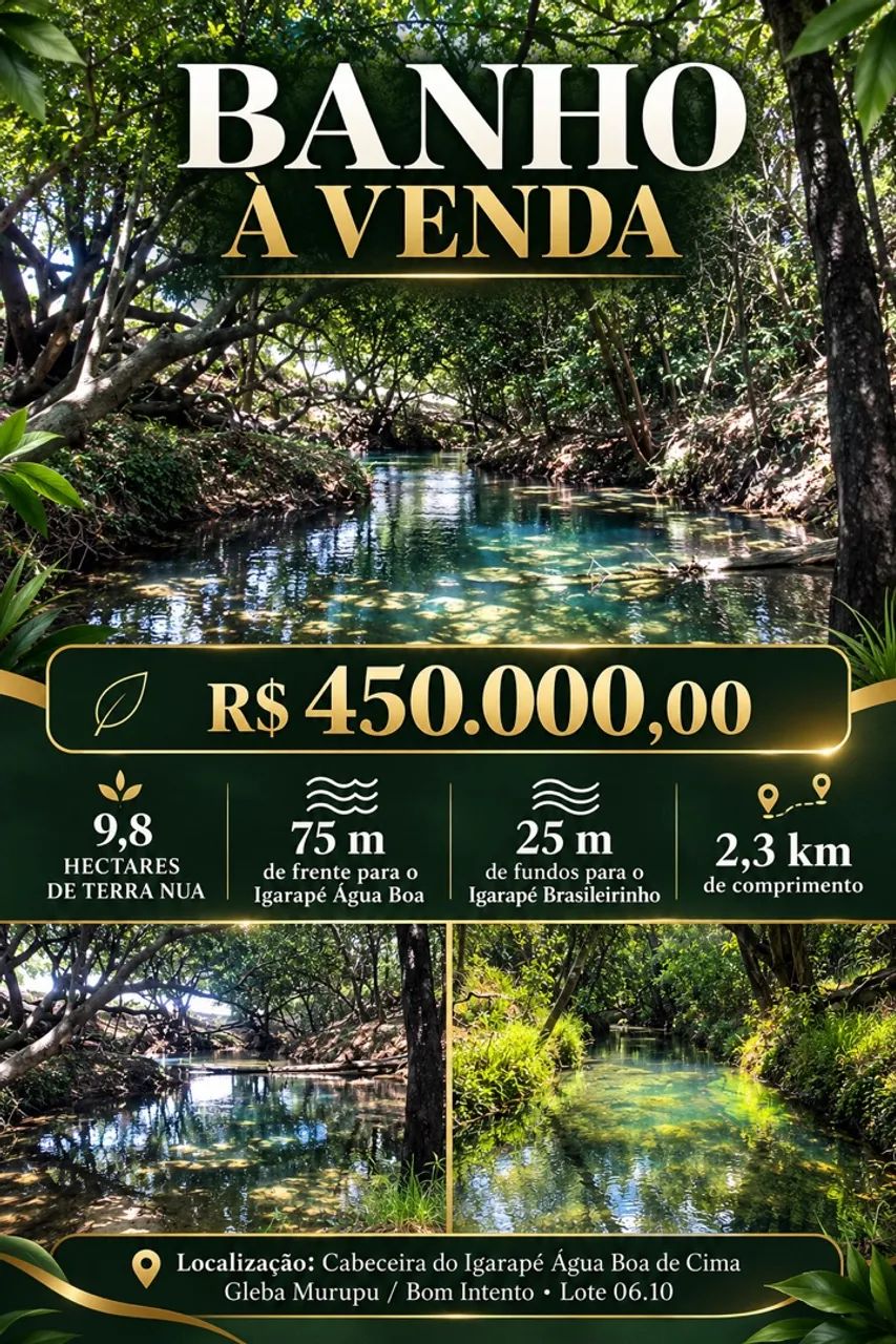 Vende-se banho no água boa de cima 