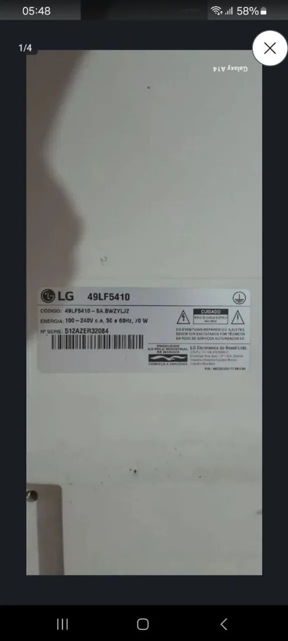 Tv 49" LG 