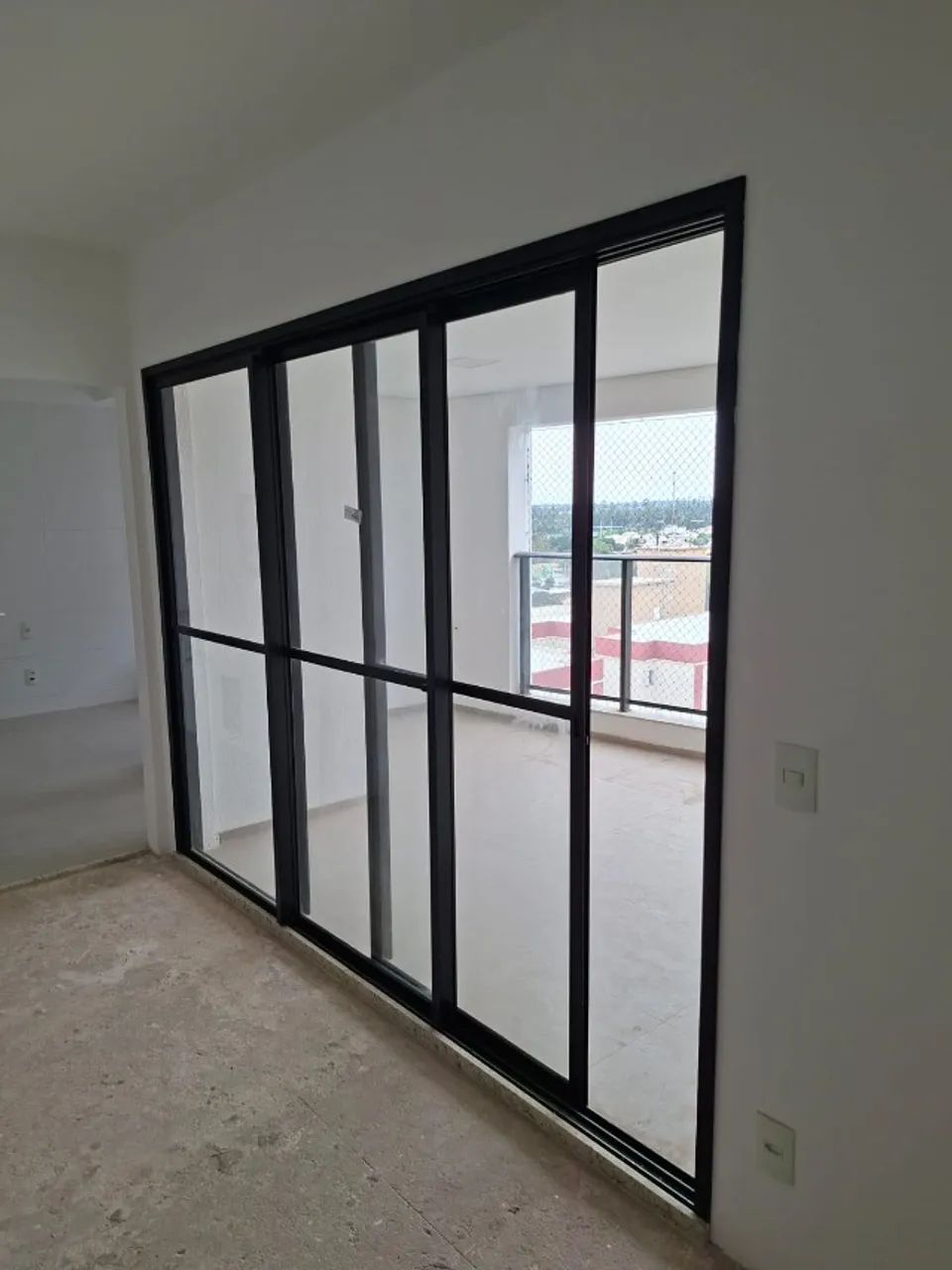Porta de correr 03 folhas sem uso