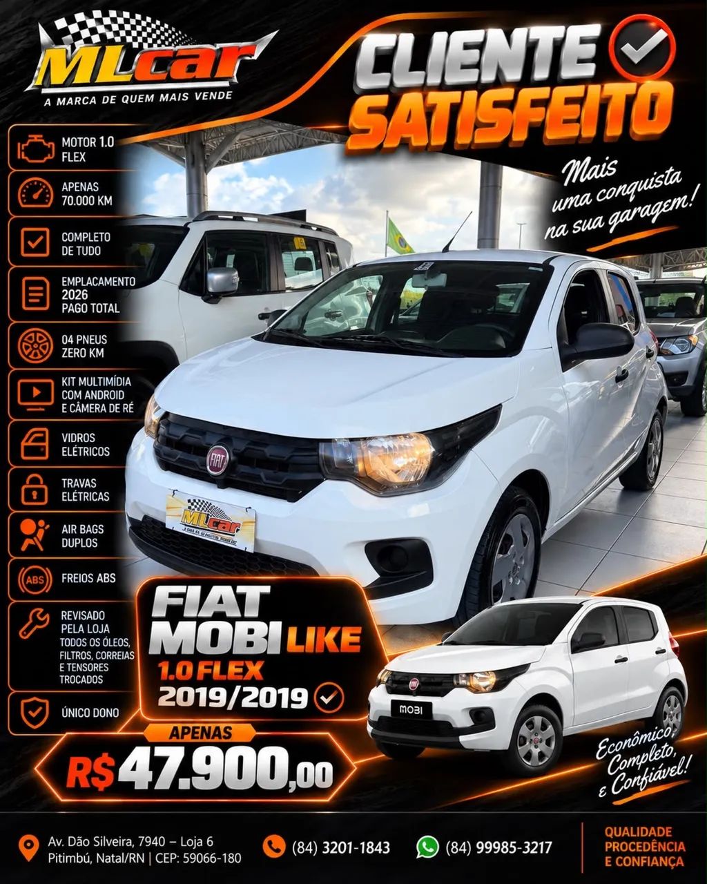 Fiat Mobi LIKE 1.0 FIRE FLEX 5P. 2019