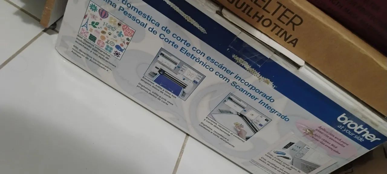 Plotter recorte Brother Scancut A3 silhouette cameo