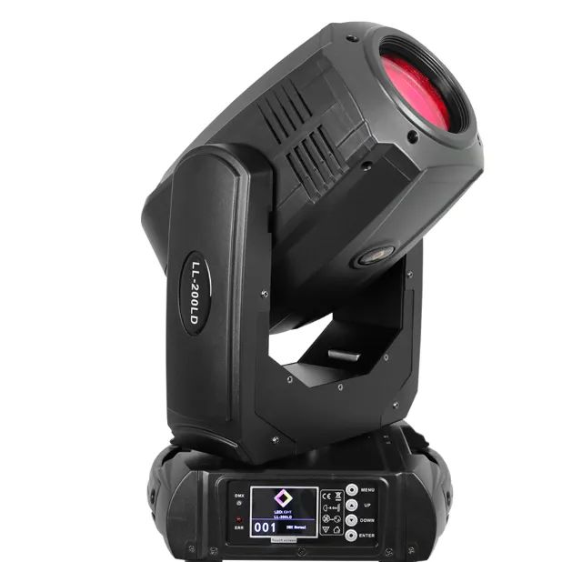 2 Moving Head Digital Profissional Ledlight LL-200LD + Flight Case - Foto 4