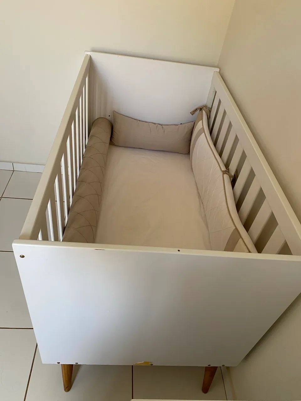 Berço americano retrô com colchão  - Foto 5