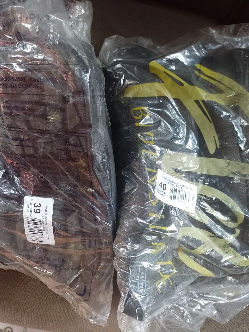 Botas de segurança bico de aço lacrada números 39, 40 - Foto 3