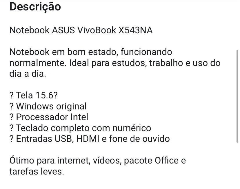 Notebook ASUS VIVOBOOK X543NA - Foto 4