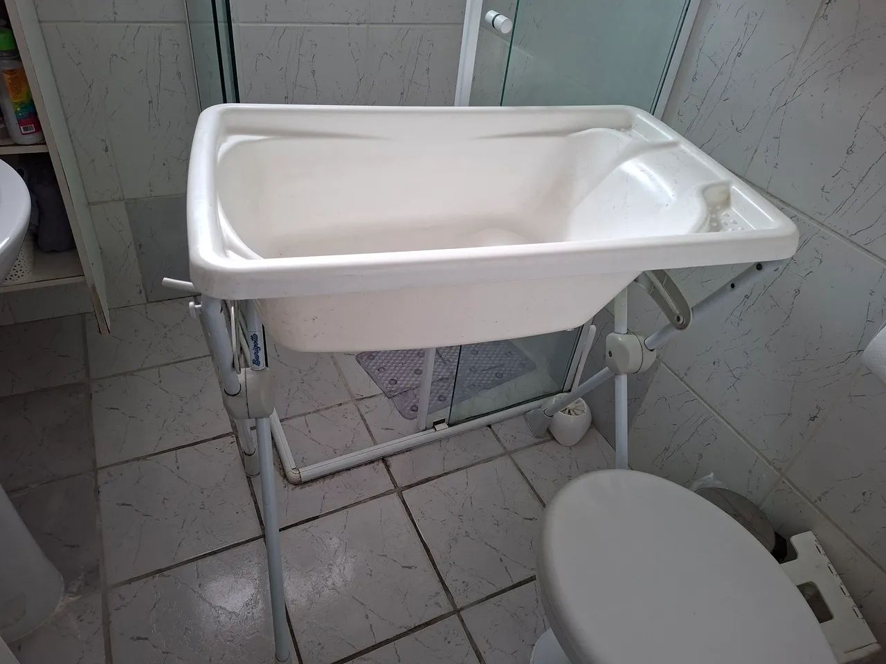 Banheira bebê com suporte 