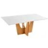 Mesa de Jantar Bravia 180 Mel/Off White Entrega Rápida - Foto 4