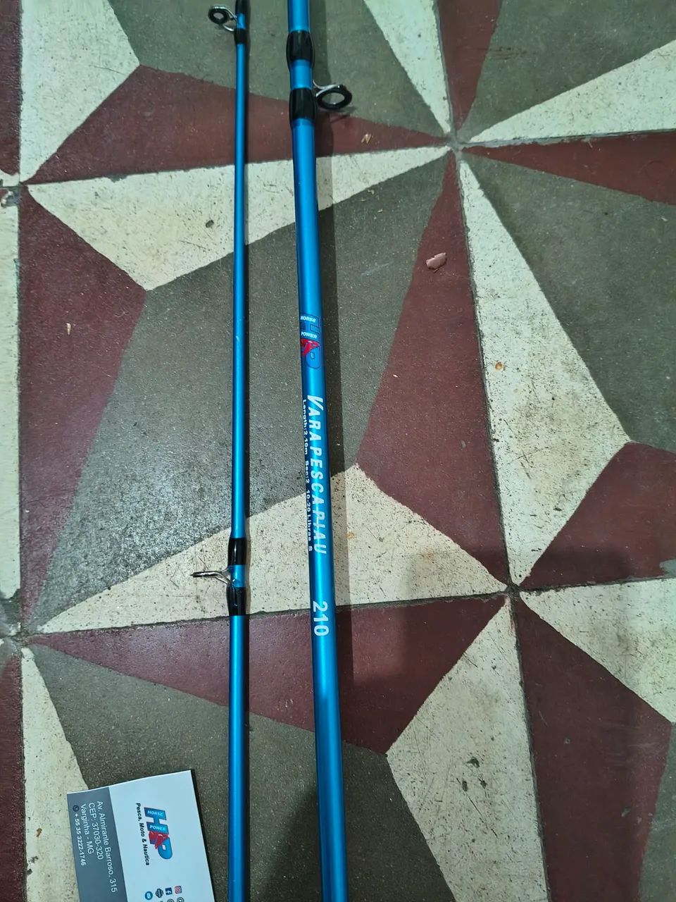 Vara pesca 2.10mts nova