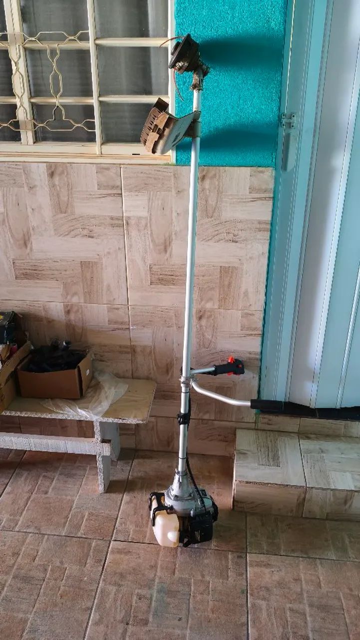 Roçadeira a gasolina usada apenas uma vez  - Foto 4