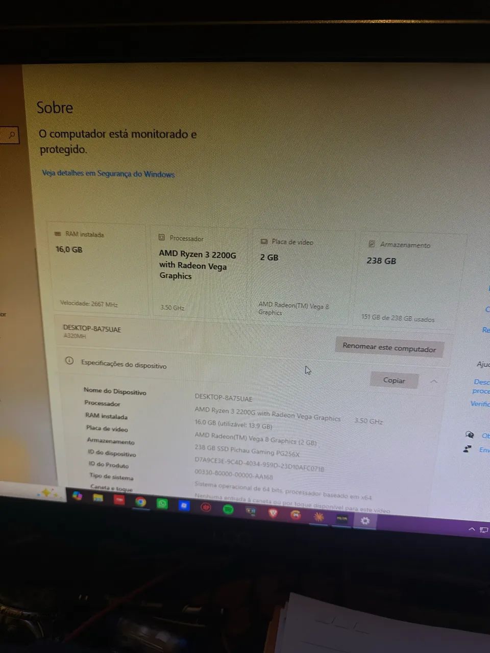 PC GAMER Ryzen 3 2200g