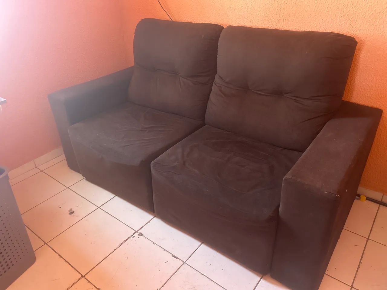 Sofá usado  e máquina de lavar 8 kg  - Foto 2