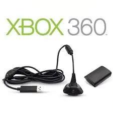 Bateria mais carregador para controle de xbox 360. Novos - Foto 5