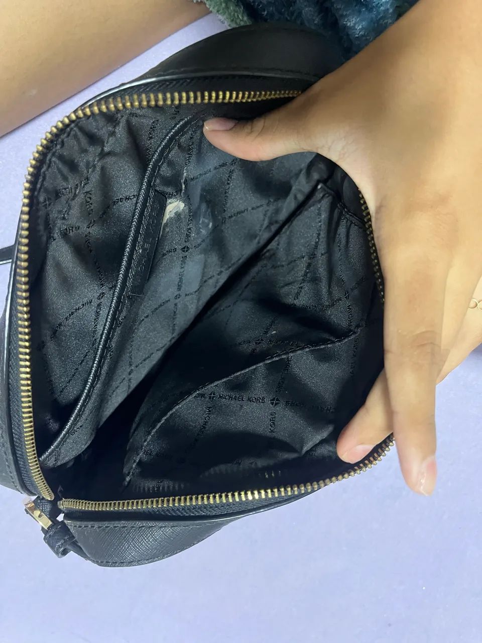 Michael Kors Original - Crossbody Jet Set Preta Couro Saffiano - Foto 3