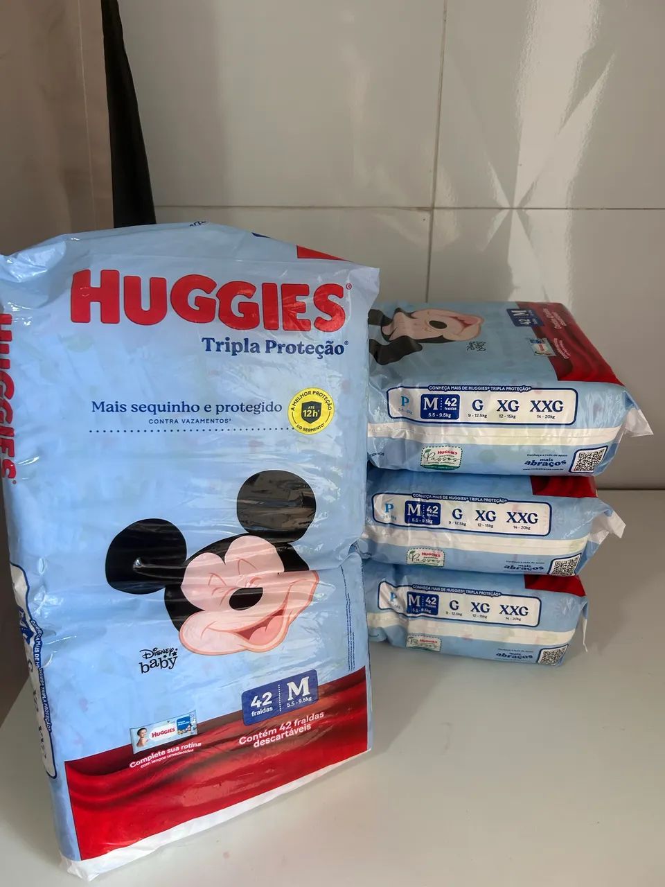 Fraldas Huggies Tripla Proteção M